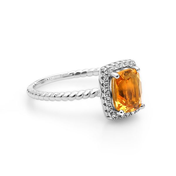 Natural Citrine Rings-C4947R - 图片 4