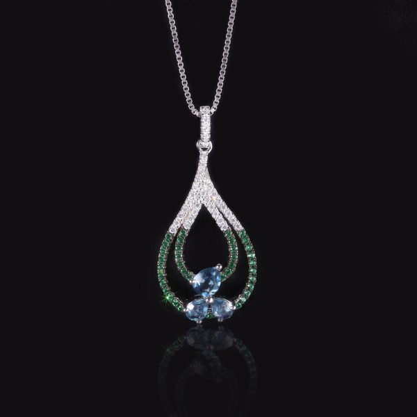 Gemstone Necklace-W0467P - 图片 2