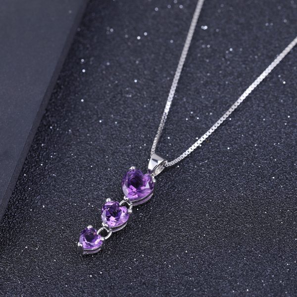 Gemstone Necklace-A086P - 图片 6