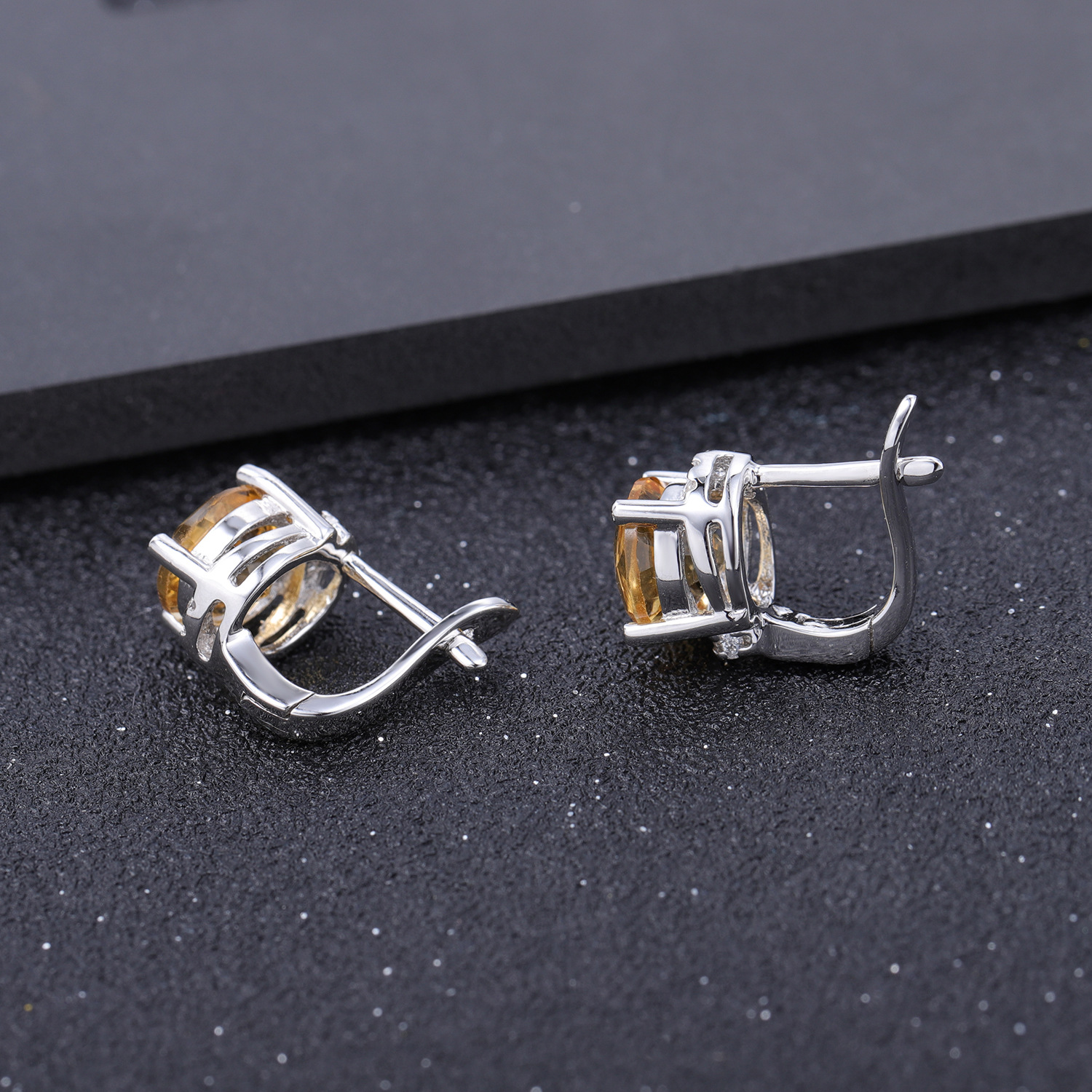 Gemstone Earrings-A4092E3 - 图片 5