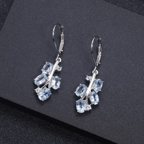 Gemstone Earrings-SCY016E8 - 图片 6