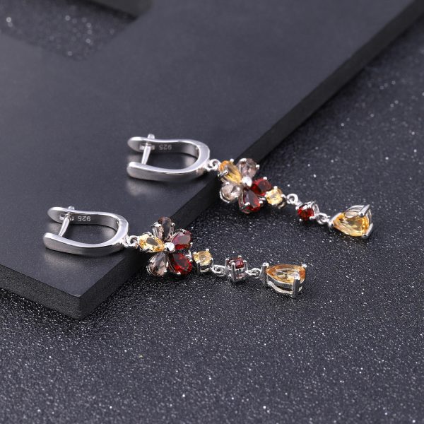 Gemstone Earrings-A2548E3 - 图片 4