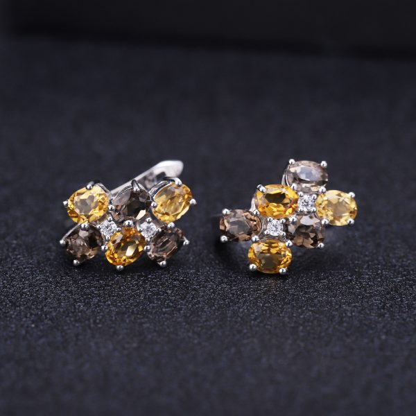 Gemstone Earrings-A5051E3 - 图片 5