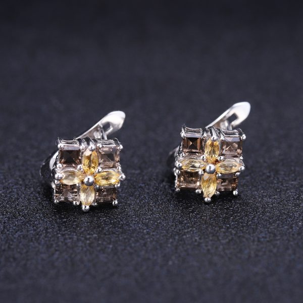 Gemstone Earrings-A3774E3 - 图片 5