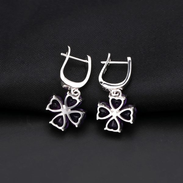 Gemstone Earrings-F0044E3 - 图片 5