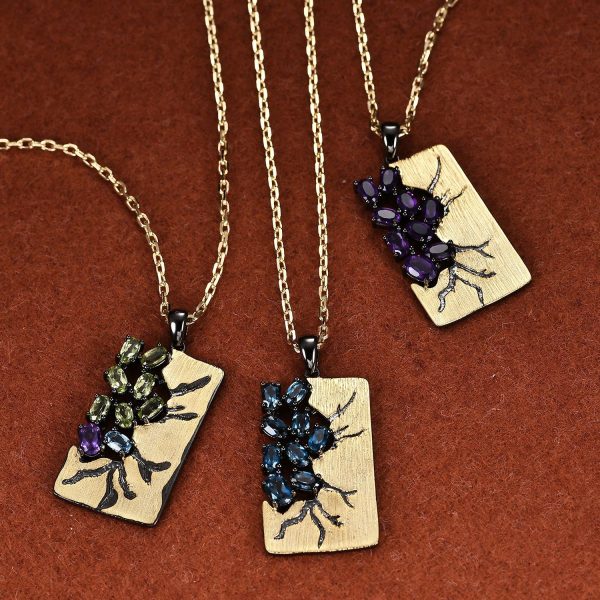 Gemstone Necklace-C7875P - 图片 7