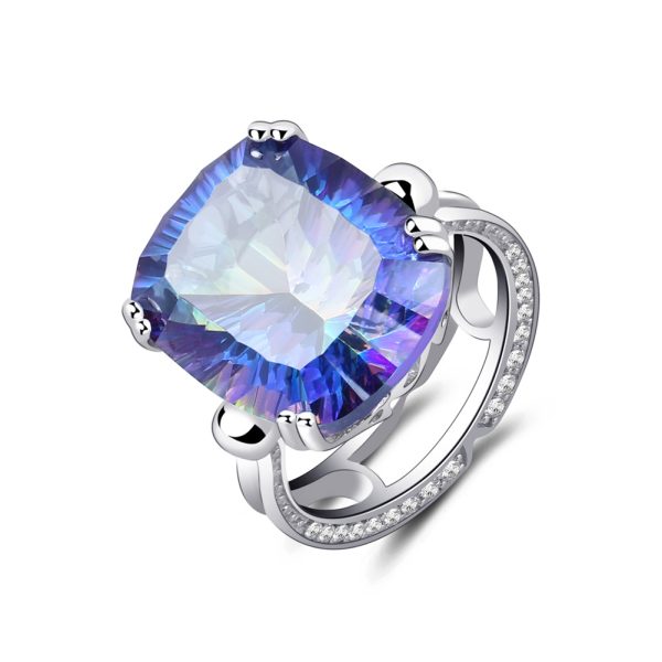 Laminated crystal ring-A073R - 图片 6
