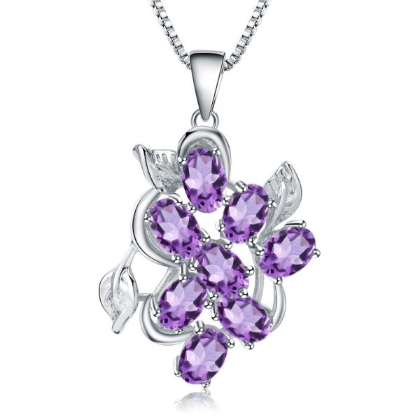 Natural Topaz Necklace-A025P - 图片 2