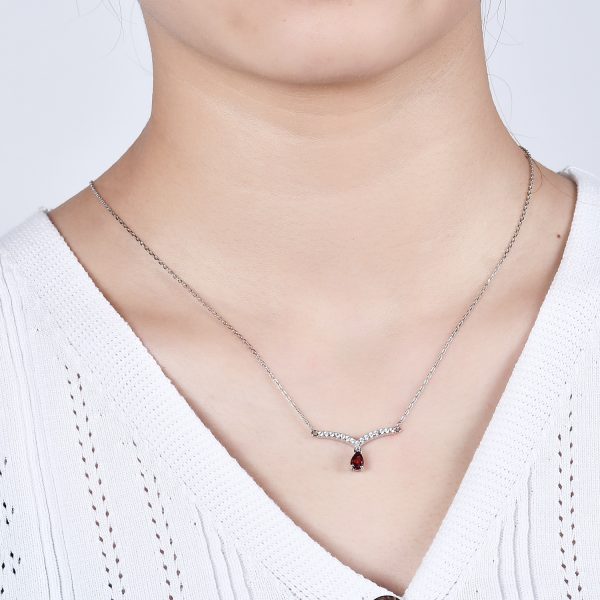 Gemstone Necklace-C8141N - 图片 7