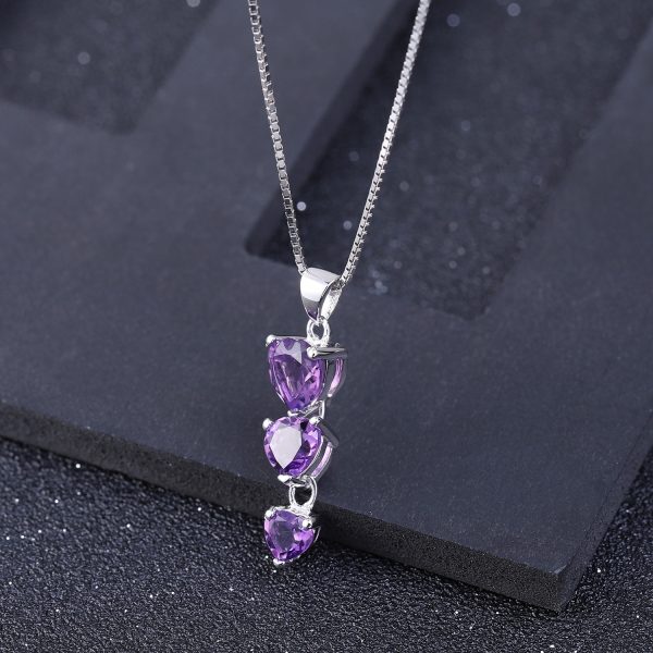 Gemstone Necklace-A086P - 图片 7