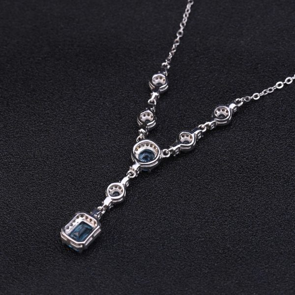 Gemstone Necklace-F807NMS - 图片 5