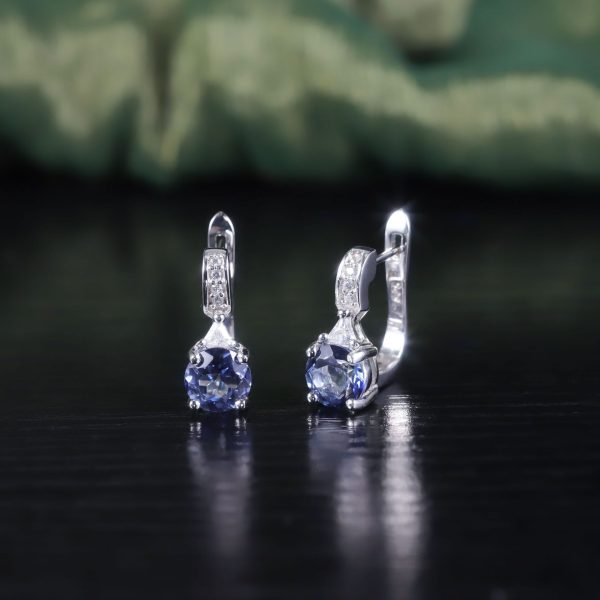 Gemstone Earrings-W0345E - 图片 5