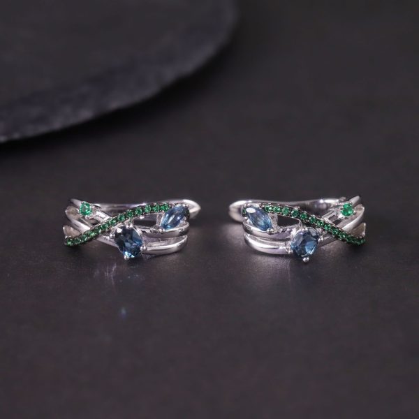 Gemstone Earrings-W0345E - 图片 4