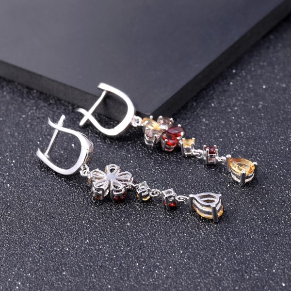 Gemstone Earrings-A2548E3 - 图片 5
