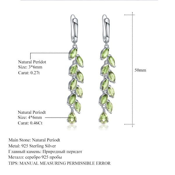 Gemstone Earrings-A2157E6 - 图片 5