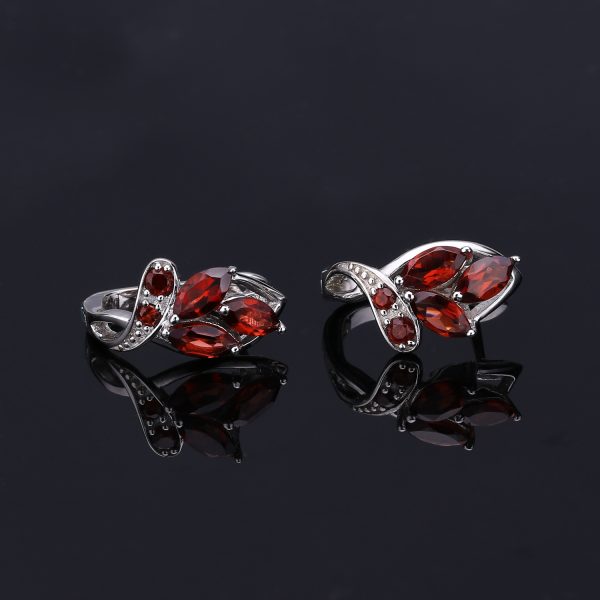Gemstone Earrings-K110E3 - 图片 6
