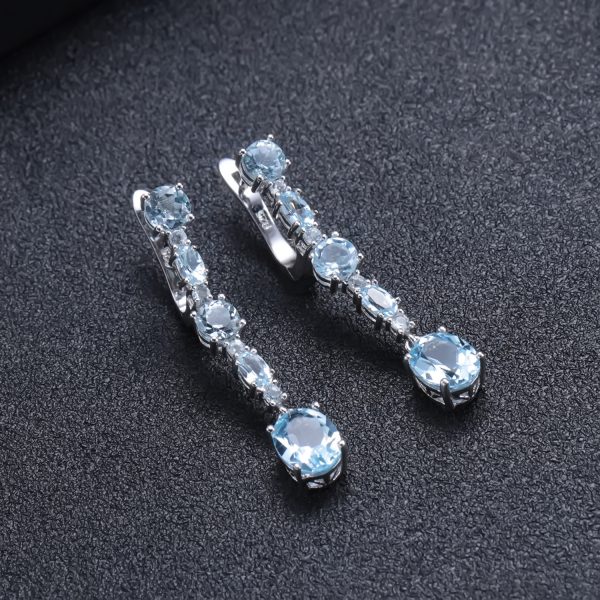 Gemstone Earrings-A4072E3 - 图片 5