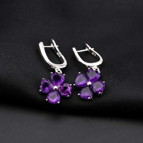 Gemstone Earrings-F0044E3 - 图片 6