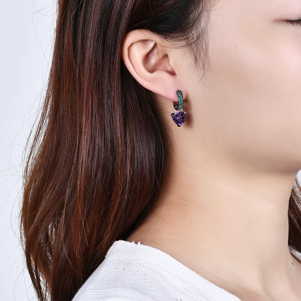 Gemstone Earrings-C8213E - 图片 6