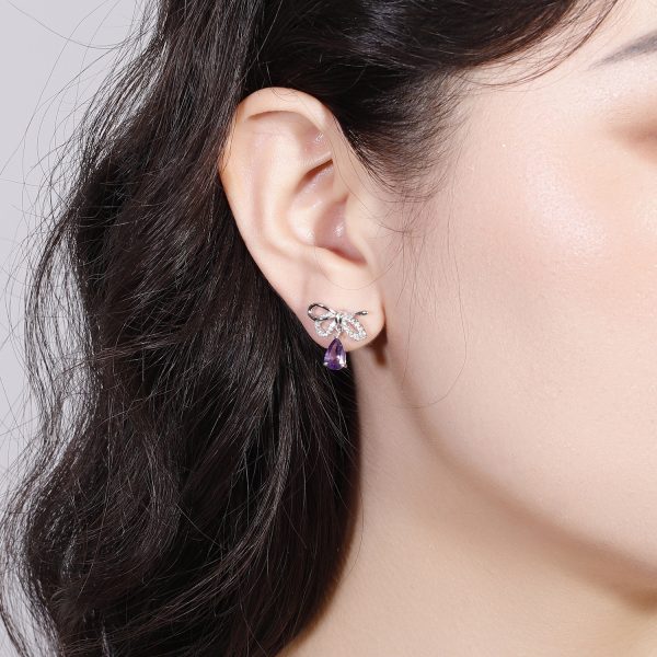Gemstone Earrings-C8165E - 图片 8