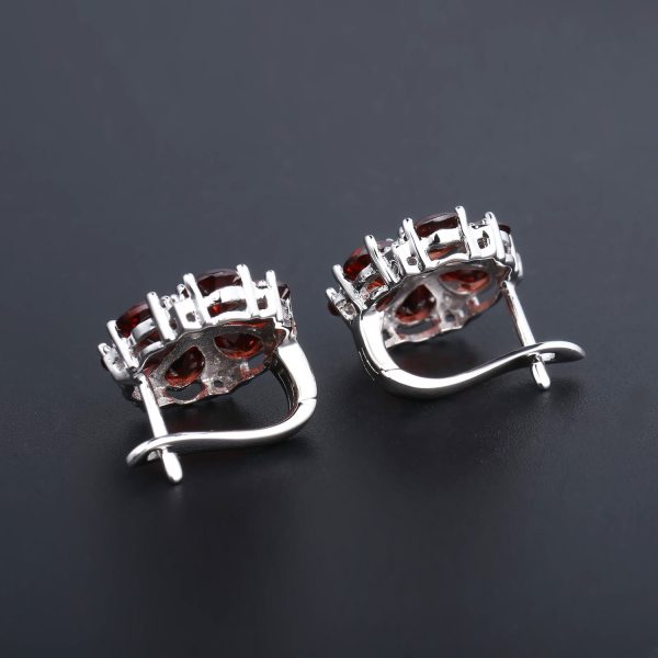 Gemstone Earrings-H009E3 - 图片 5