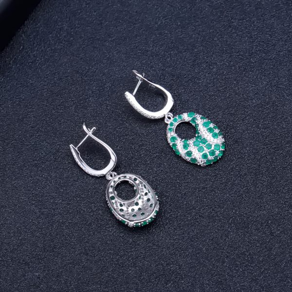 Gemstone Earrings-A4106E3 - 图片 5