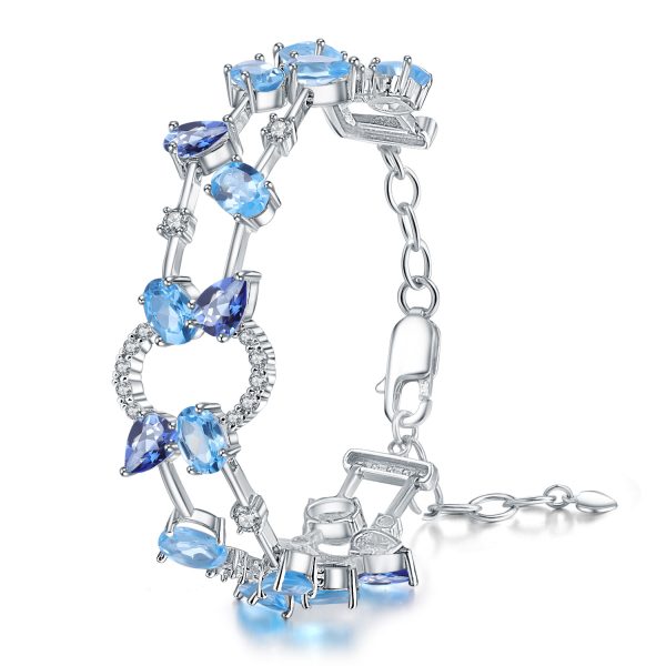 Gemstone Bracelet-F0466B - 图片 6
