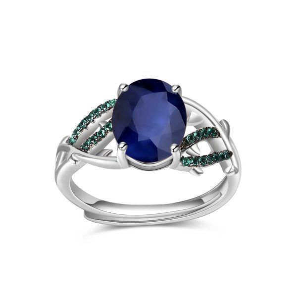 Natural green amethyst rings-C8214R - 图片 3