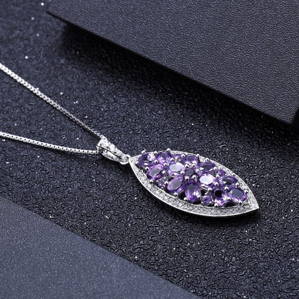 Gemstone Necklace-A3256P - 图片 6