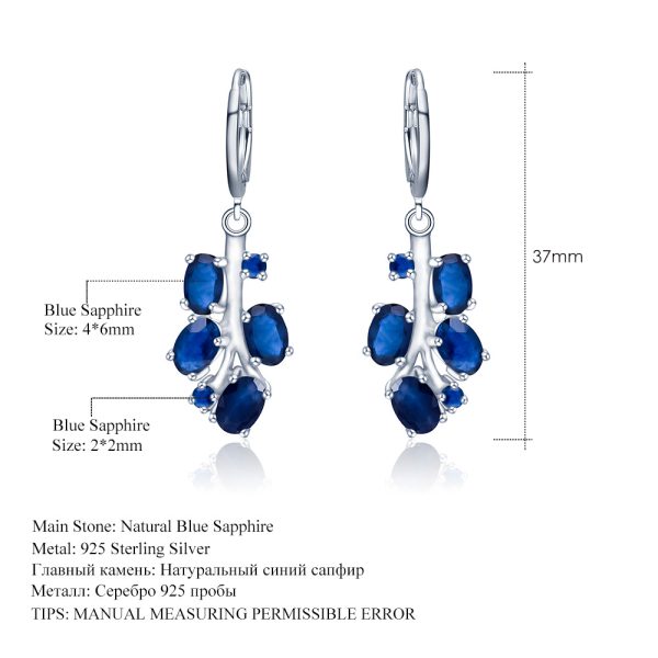 Gemstone Earrings-SCY016E8 - 图片 4