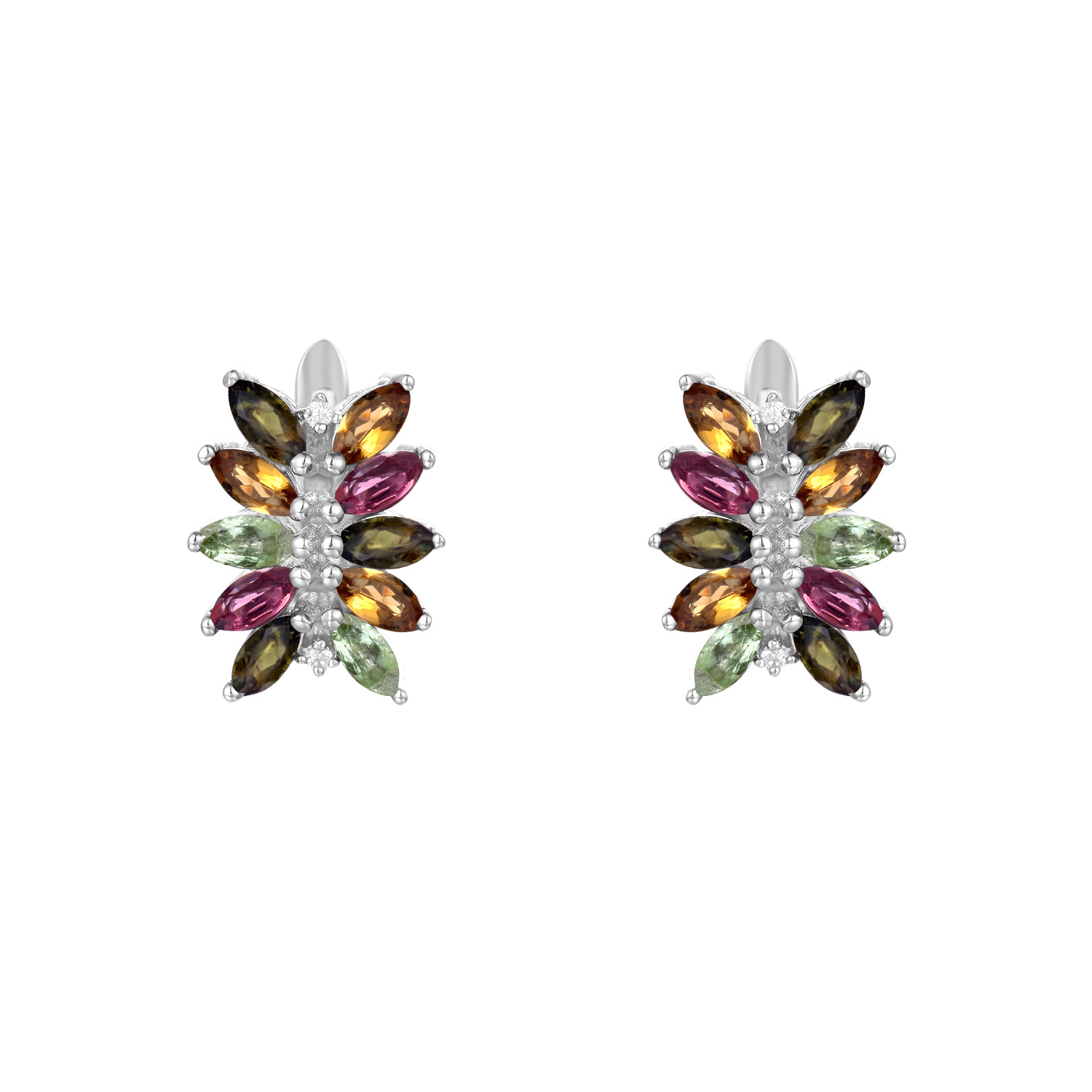 Gemstone Earrings-A5053E3 - 图片 2