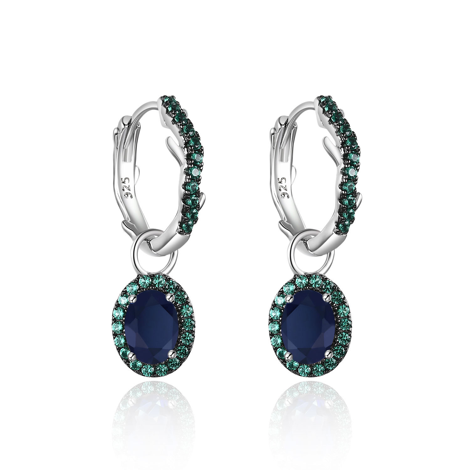 Gemstone Earrings-C8211E