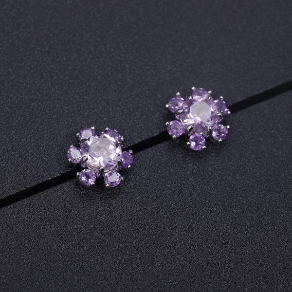 Gemstone Earrings-C7962E - 图片 5