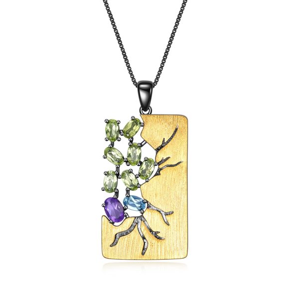 Gemstone Necklace-C7875P - 图片 2