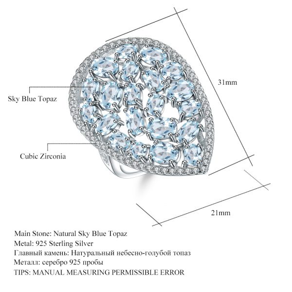 Natural tourmaline ring-	 A852R - 图片 2