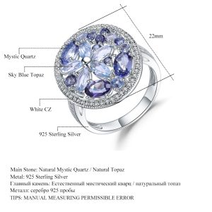 Natural Topaz Ring -A3212R