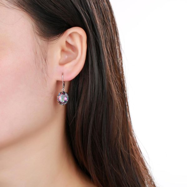 Gemstone Earrings-Y156E - 图片 5