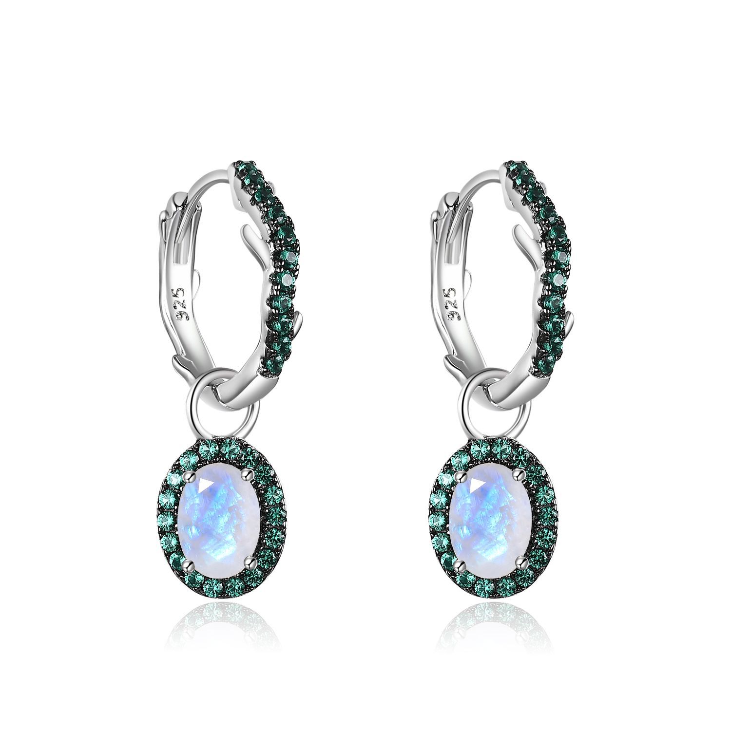 Gemstone Earrings-C8211E - 图片 6