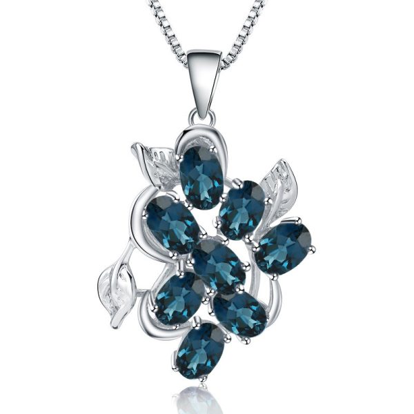 Natural Topaz Necklace-A025P - 图片 3