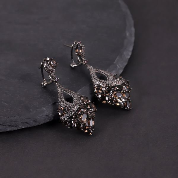 Gemstone Earrings-W0453E - 图片 5
