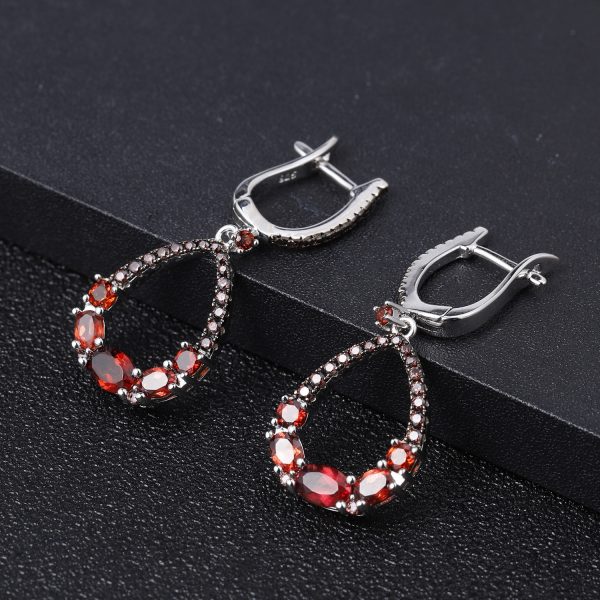 Gemstone Earrings-W0324E - 图片 4