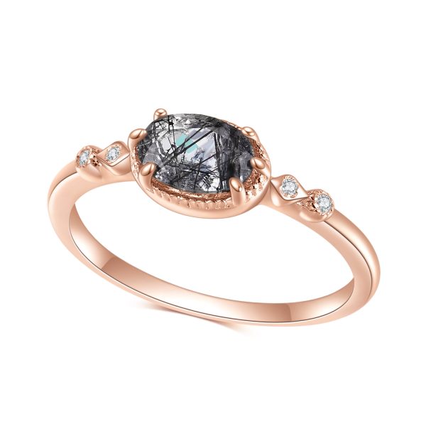 Gemstone Rings- OL0899RBRQ-R - 图片 2