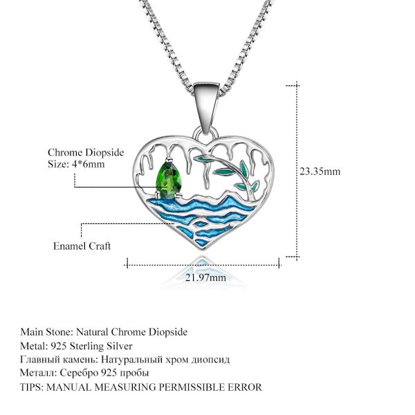 Gemstone Necklace-C8180P - 图片 2