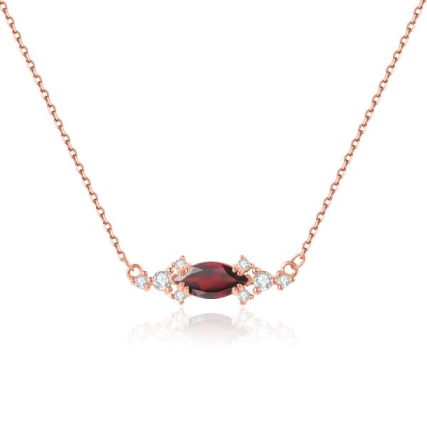 Gemstone Necklace-   OL1025N