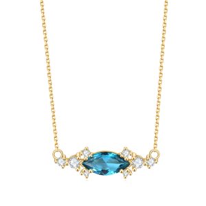 Gemstone Necklace- OL1025NT150-H