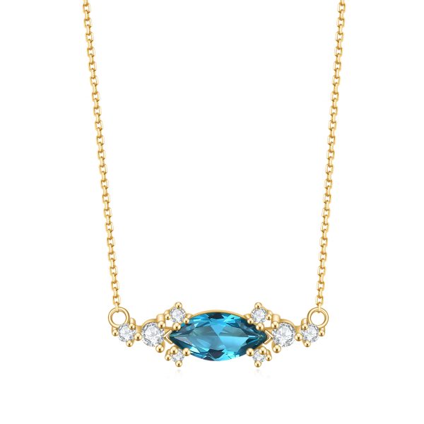 Gemstone Necklace- OL1025NT150-H