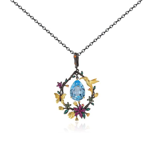 Gemstone Necklace-C8221P - 图片 3