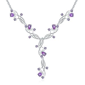Gemstone Necklace-K004N