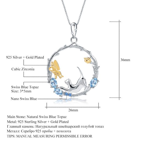 Gemstone Necklace-C7784P - 图片 2