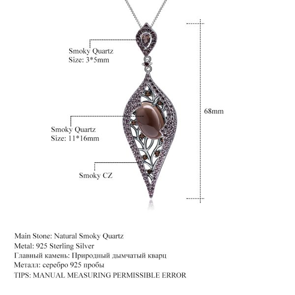 Gemstone Necklace-W0472P - 图片 2